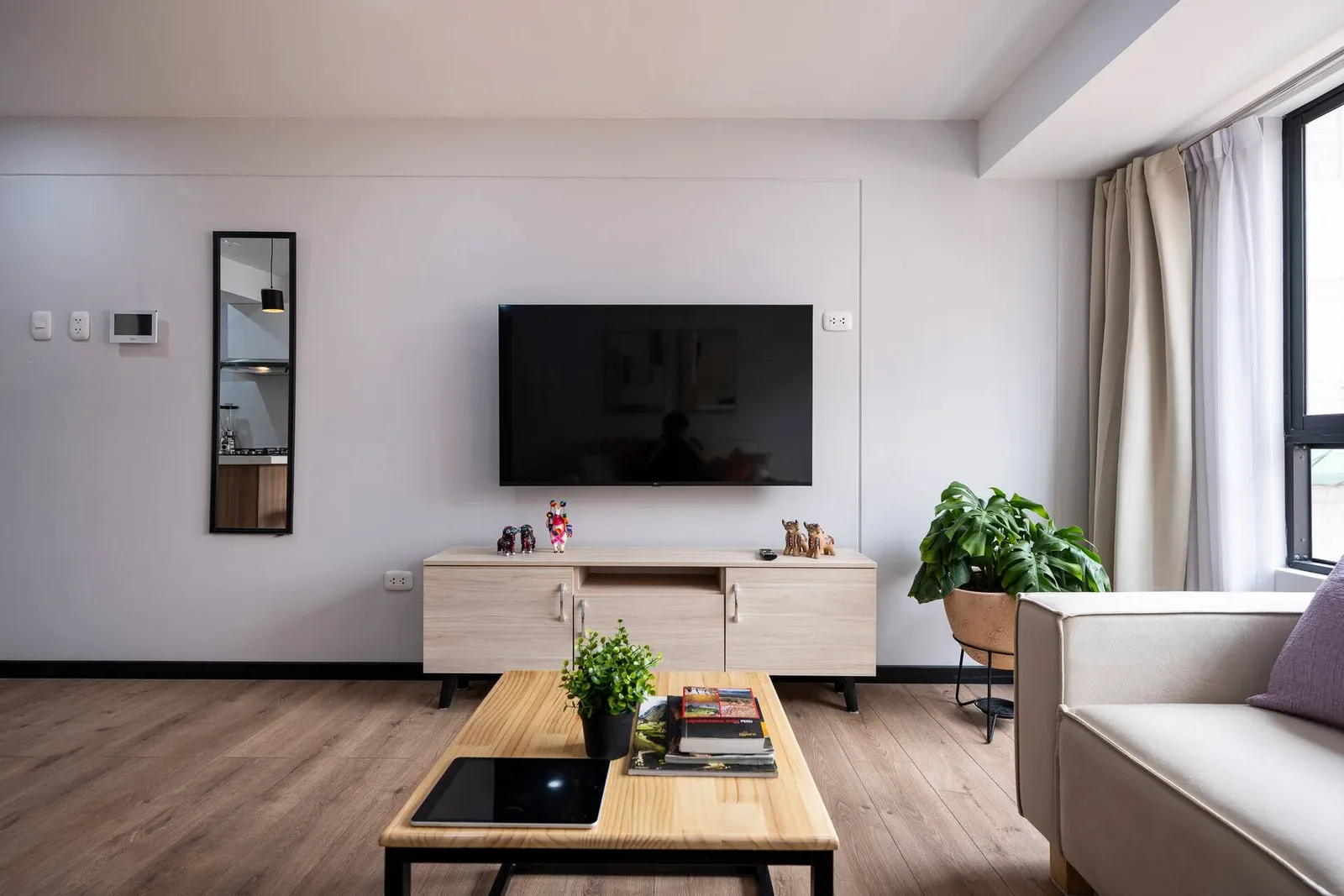 La sala del apartamento